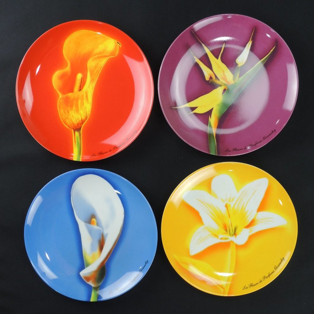 Givenchy Flower Plates Set of 4